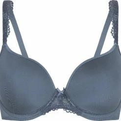 Goedkoop ⭐ LingaDore - Daily Uni-Fit BH Dark Slade - Maat 80B - Blauw Grijs - Met Beugel - Dames 🤩