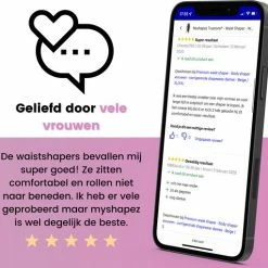 Beste deal ✨ Myshapez Elegance - Waist Shaper - Corrigerend Ondergoed Dames - Waist Trainer - Body Shaper - Beige - XL/XXL 🔔 -lingerie-dames-badmode Verkoop 550x511
