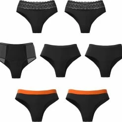 Promo π Merkloos Periodieke Week Complete Set - Menstruatie Ondergoed, Period Underwear, Period Panties, XXL (52), Zwart π₯ 8 Promo π Merkloos Periodieke Week Complete Set - Menstruatie Ondergoed, Period Underwear, Period Panties, XXL (52), Zwart π₯ -lingerie-dames-badmode Verkoop 550x516 3