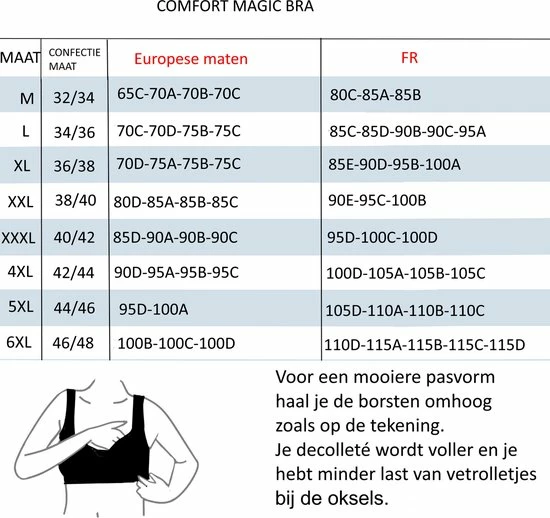 Goedkoopste β€οΈ Bobbels & Putten - Comfort Magic Bra - L - Zwart - Bh Met Vulling - Zonder Beugel En Sluiting π 7 Goedkoopste β€οΈ Bobbels & Putten - Comfort Magic Bra - L - Zwart - Bh Met Vulling - Zonder Beugel En Sluiting π - Afbeelding 5