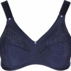 Nieuw 🛒 LingaDore - Lisette Beugelloos Navy - Maat 90D - Blauw - Zonder Beugel - Dames ⭐