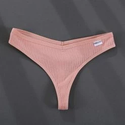 Beste Verkoop 😍 Merkloos Fine-Too 3x Strings Katoen ( Diverse Kleuren ) Maat L 🥰 -lingerie-dames-badmode Verkoop 550x546 4