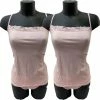 Top 10 🌟 Merkloos Lydia 2-stuks Dames Spaghetti Hemdjes Met Kant Roze 3XL ⭐