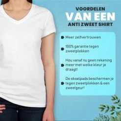 Beste recensies van 🌟 Anti Zweet 👕 Shirt - V-Hals – Krexs - Ingenaaide Okselpads – Anti Transpirant – Ondershirt - Wit - Dames 🌟 -lingerie-dames-badmode Verkoop 550x550 267