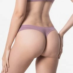 Korting 🤩 Ollies Fashion String Dames Naadloos Micro Modal Aubergine 🤩 -lingerie-dames-badmode Verkoop 550x550 338
