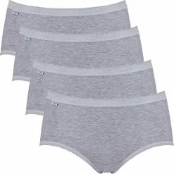Korting 💯 Sloggi Basic+ Dames Midi Slip - 4-pack - Lichtgrijs - Maat 48 🔥 -lingerie-dames-badmode Verkoop 550x550 366