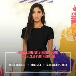 Uitgang 😀 Anti Zweet 👚 Shirt – Krexs - Ingenaaide Okselpads – Anti Transpirant – Ondershirt – Zwart - Dames 🔥 -lingerie-dames-badmode Verkoop 550x550 87