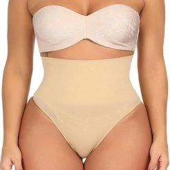 Uitgang 🔥 Superdealer Corrigerend Ondergoed Voor Dames | Corrigerend Slipje | Correctie Buik Ondergoed | Waist Correctie | Beige | Maat 44/46 | XXL 🎉 -lingerie-dames-badmode Verkoop 550x553 7