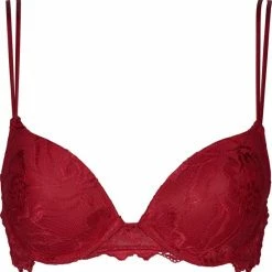 Hete verkoop 👏 After Eden Basics After Eden - Anna Push-Up BH Rood - Maat 75B - Rood - Met Beugel - Dames 🥰