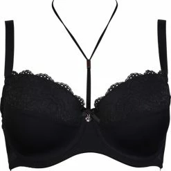 Promo π After Eden D Cup & Up Granada Voorgevormde BH - Zwart - Maat D80 π₯°