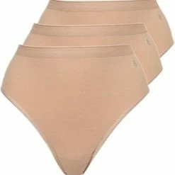 Top 10 🔥 Ten Cate Highleg 3Pack Basic Beige - Maat XXL 💯 -lingerie-dames-badmode Verkoop 550x565 1
