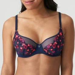 Begroting 😀 Marie Jo Nathy Triangel Beugel Bh 0102484 Water Blue - Maat 75B ⌛