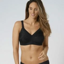 Korting 💯 Triumph Doreen+Cotton 01 N Beha - Zwart - Maat C100 ✔️