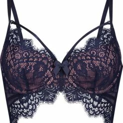Gloednieuw ✔️ Hunkemöller Dames Lingerie Voorgevormde Longline Beugel Bh Marilee - Blauw - Maat B90 🥰 -lingerie-dames-badmode Verkoop 550x612 1