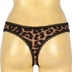 Beste Pirce 🛒 Merkloos 3-pack Dames String Met Animal Print - Maat M 👏 -lingerie-dames-badmode Verkoop 550x614 6