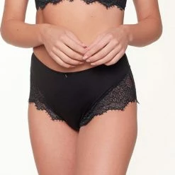 Beste Verkoop 😉 LingaDore - Hoge Slip Peacock - Maat 3XL - Groen Zwart - Dames 🌟 -lingerie-dames-badmode Verkoop 550x620 3