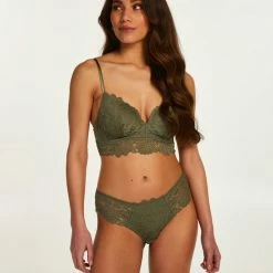 Goedkoopste 🥰 Hunkemöller Dames Lingerie Voorgevormde Longline Bh Zonder Beugel Shiloh - Groen - Maat C70 🧨 -lingerie-dames-badmode Verkoop 550x658 1