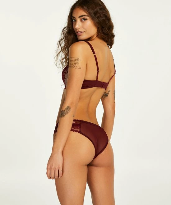 Hete verkoop 👏 Hunkemöller Dames Lingerie Voorgevormde Beugel Bh Malika - Rood - Maat E80 ⌛ 5 Hete verkoop 👏 Hunkemöller Dames Lingerie Voorgevormde Beugel Bh Malika - Rood - Maat E80 ⌛ - Afbeelding 3