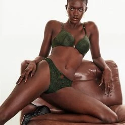 Beste Verkoop 🎉 Hunkemöller Dames Lingerie String Cardi - Groen - Maat XL 🥰 -lingerie-dames-badmode Verkoop 550x660 142