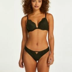 Beste Verkoop 🎉 Hunkemöller Dames Lingerie String Cardi - Groen - Maat XL 🥰 -lingerie-dames-badmode Verkoop 550x660 143