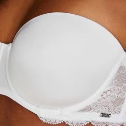 Gloednieuw ✔️ Hunkemöller Voorgevormde BH Angie Balcony Fit - Wit - Maat B75 👍 -lingerie-dames-badmode Verkoop 550x660 185