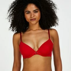 Kopen ✨ Hunkemöller Dames Lingerie Voorgevormde Beugel Bh Plunge - Rood - Maat A80 ❤️ -lingerie-dames-badmode Verkoop 550x660 36