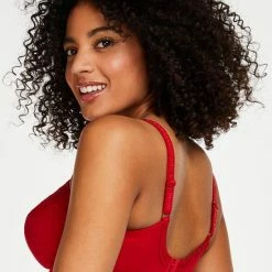 Begroting 🤩 Hunkemöller Dames Lingerie Niet-voorgevormde Beugel Bh Diva - Rood - Maat B75 👏 -lingerie-dames-badmode Verkoop 550x660 75