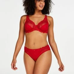 Begroting 🤩 Hunkemöller Dames Lingerie Niet-voorgevormde Beugel Bh Diva - Rood - Maat B75 👏 -lingerie-dames-badmode Verkoop 550x662 1