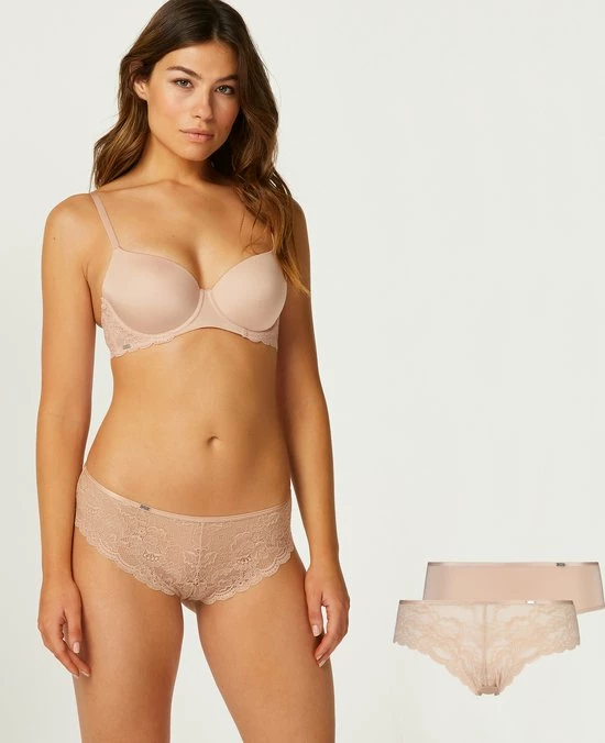 Groothandel π₯° Hunkemöller Brazilian Onderbroek 2-pack Angie Brasilian - Beige - Maat L π 5 Groothandel π₯° Hunkemöller Brazilian Onderbroek 2-pack Angie Brasilian - Beige - Maat L π - Afbeelding 3