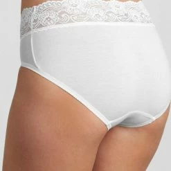 Nieuw 🤩 Sloggi Romance Dames Midi Slip Met Kant - Wit - Maat 38 🥰 -lingerie-dames-badmode Verkoop 550x688 2