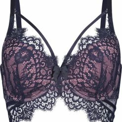 Gloednieuw ✔️ Hunkemöller Dames Lingerie Voorgevormde Longline Beugel Bh Marilee - Blauw - Maat B90 🥰