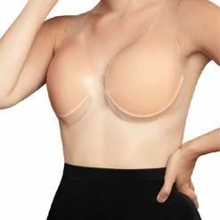 Kopen ❤️ Bye Bra Sculpting Silicone Lifts, Siliconen Borstlifting, Zelfklevend, Herbruikbaar, Strapless, Onzichtbaar, Zelfklevende Beha, Beige, Cup F 🎁 -lingerie-dames-badmode Verkoop 550x702 1