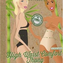 Kopen 🔔 MAGIC Bodyfashion High Waist Comfort Thong Dames Corrigerend Ondergoed Zwart - Maat M ❤️ -lingerie-dames-badmode Verkoop 550x704 2