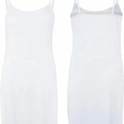 Beste recensies van ❤️ GAUBERT Dames Onderjurk - Spaghetti Bandjes - Wit - Middellang - 92cm - Maat 2XL/3XL (712) ❤️