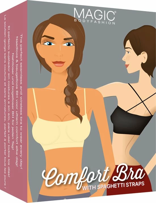 Beste Verkoop π MAGIC Bodyfashion Comfort Bra With Spaghetti Straps White Vrouwen - Maat L βοΈ 4 Beste Verkoop π MAGIC Bodyfashion Comfort Bra With Spaghetti Straps White Vrouwen - Maat L βοΈ - Afbeelding 2
