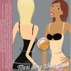 Beste Pirce 🥰 MAGIC Bodyfashion Maxi Sexy Wear Your Own Bra Topje Zwart Vrouwen - Maat 3XL 🌟 -lingerie-dames-badmode Verkoop 550x731 2