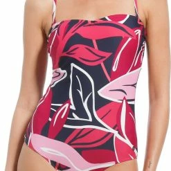 Kopen 😍 Pastunette Beach - Floral Leaves - Badpak - Roze/Blauw - Maat 38 🧨 -lingerie-dames-badmode Verkoop 550x732 22