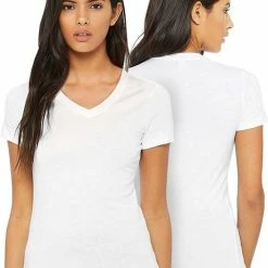 Beste recensies van 🌟 Anti Zweet 👕 Shirt - V-Hals – Krexs - Ingenaaide Okselpads – Anti Transpirant – Ondershirt - Wit - Dames 🌟