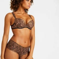 Beste Verkoop 😍 Aubade Sensory Illusion Push Up Bh RCN08 Golden Leaves - Maat 75C 🛒 -lingerie-dames-badmode Verkoop 550x740 2