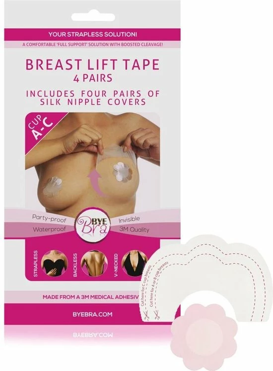 Aanbiedingen 🎉 Bye Bra - Borst Lift & Zijden Tepel Covers A-C 3 Paar 🔔 13 Aanbiedingen 🎉 Bye Bra - Borst Lift & Zijden Tepel Covers A-C 3 Paar 🔔 - Afbeelding 11