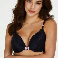 Nieuw 👍 Hunkemöller Dames Lingerie Voorgevormde Push-up Beugel Bh Maya - Blauw - Maat E75 🎁 -lingerie-dames-badmode Verkoop 550x775