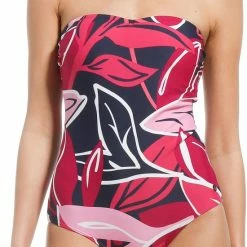 Kopen 😍 Pastunette Beach - Floral Leaves - Badpak - Roze/Blauw - Maat 38 🧨 -lingerie-dames-badmode Verkoop 550x808 4