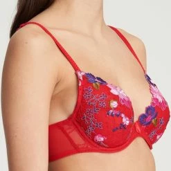 Begroting 🧨 Marie Jo Judith Push-Up Bh 0102447 Red - Maat 75B 👍 -lingerie-dames-badmode Verkoop 550x818 2