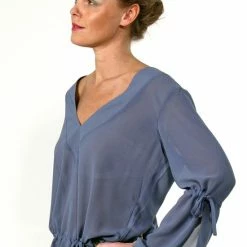 Flash-uitverkoop 🔔 Donne Del Sole - Tuniek Sofia - Grijsblauw - Maat M ❤️ -lingerie-dames-badmode Verkoop 550x820 3