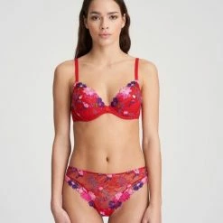 Begroting 🧨 Marie Jo Judith Push-Up Bh 0102447 Red - Maat 75B 👍