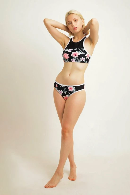 Beste Verkoop ๐ La V Jongedames ๐ Bikini Sport Retro- Pink Flowers - XS (Valt Klein) โ๏ธ 5 Beste Verkoop ๐ La V Jongedames ๐ Bikini Sport Retro- Pink Flowers - XS (Valt Klein) โ๏ธ - Afbeelding 3