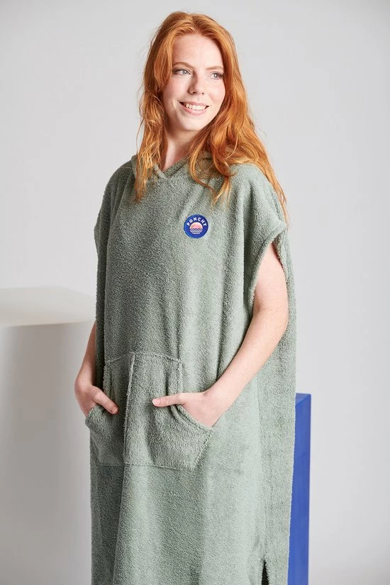 Nieuw π₯° Ponchy Verde Velho - Surf Poncho - Groot π 6 Nieuw π₯° Ponchy Verde Velho - Surf Poncho - Groot π - Afbeelding 4