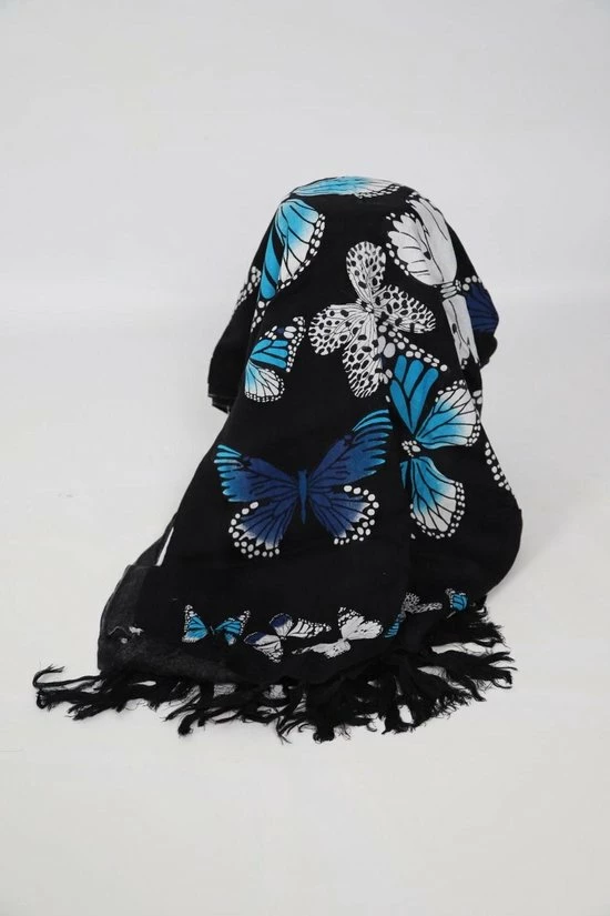 Goedkoop π€© Om Namaste Sarong Pareo Saunadoek Wikkeljurk - 405 - Blauwe Vlinders - Zwart - Om Namaste π 5 Goedkoop π€© Om Namaste Sarong Pareo Saunadoek Wikkeljurk - 405 - Blauwe Vlinders - Zwart - Om Namaste π - Afbeelding 3