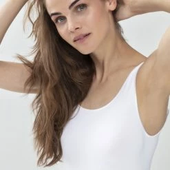 Beste deal 👏 Mey Emotion Dames Brede Band Hemd - 38 - Wit 🛒 -lingerie-dames-badmode Verkoop 550x825 2