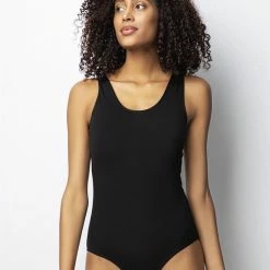Gloednieuw ✔️ Merkloos DONEX-Bodysuit Met Brede Band-1 Stuk-Ondergoed Voor Dames-zwart-maat M 🎁